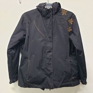 Polar Edge Gold Series 8000mm Jacket XL Winter Snow Full Zip Removable Hoodie